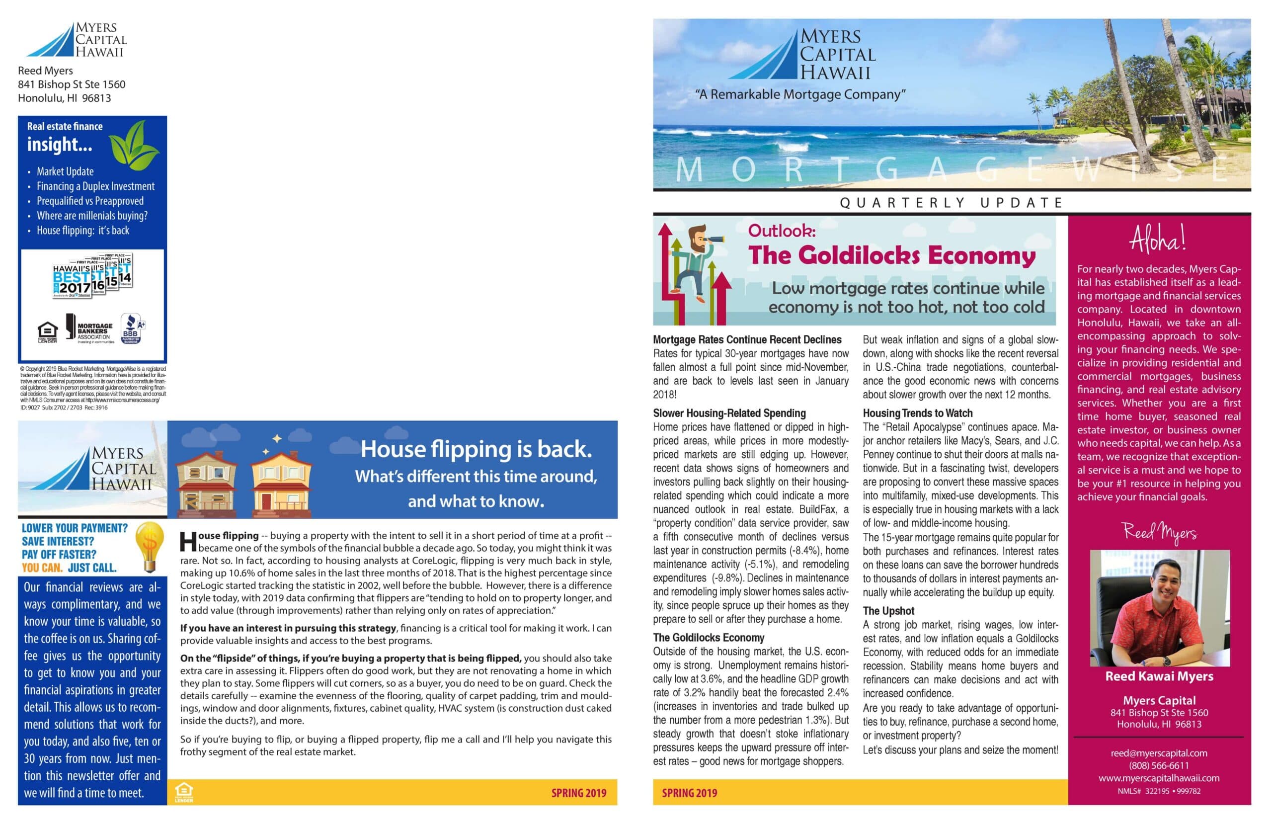 Quarterly Newsletter – Spring 2019