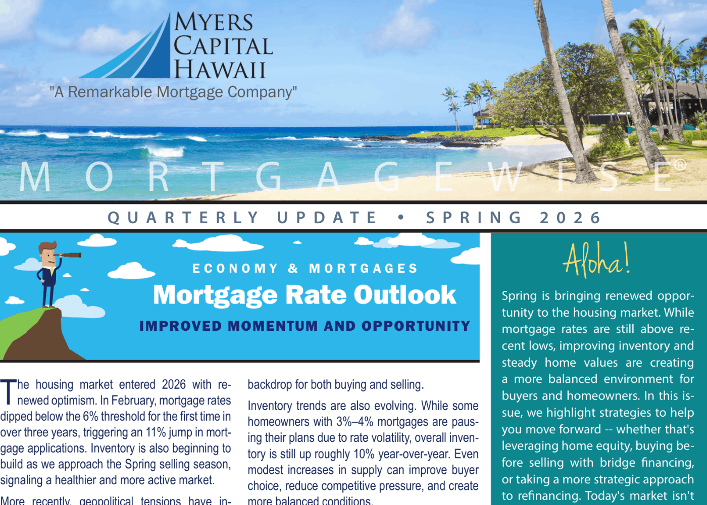 MortgageWise Newsletter – Spring 2026